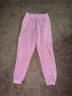 Gymshark Girls Light Pink Tactical Joggers